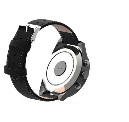 WEEPLUG Fuse HR Black – Montre Hybride Connectée | Cardio & Notifications Bluetooth